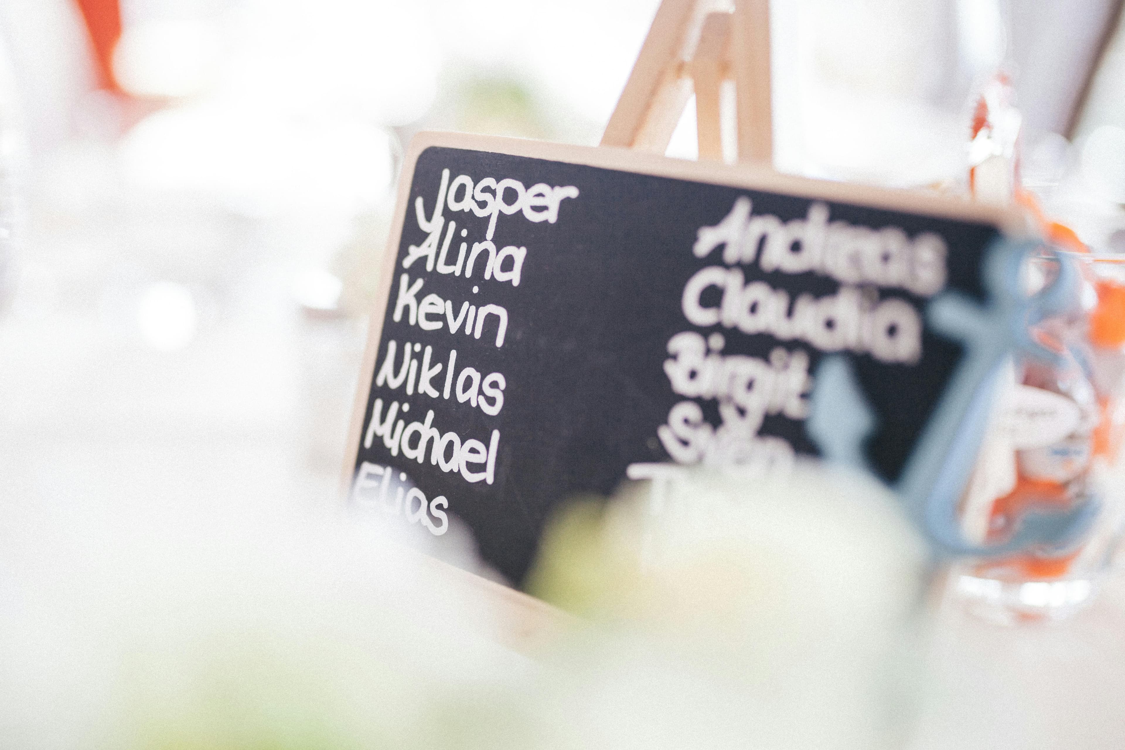 Plan de table événementiel