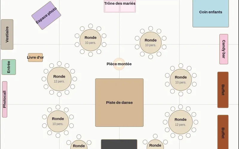 Module Plan de salle — IBDA