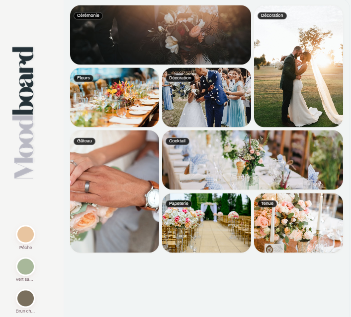 Capture d'écran Moodboard